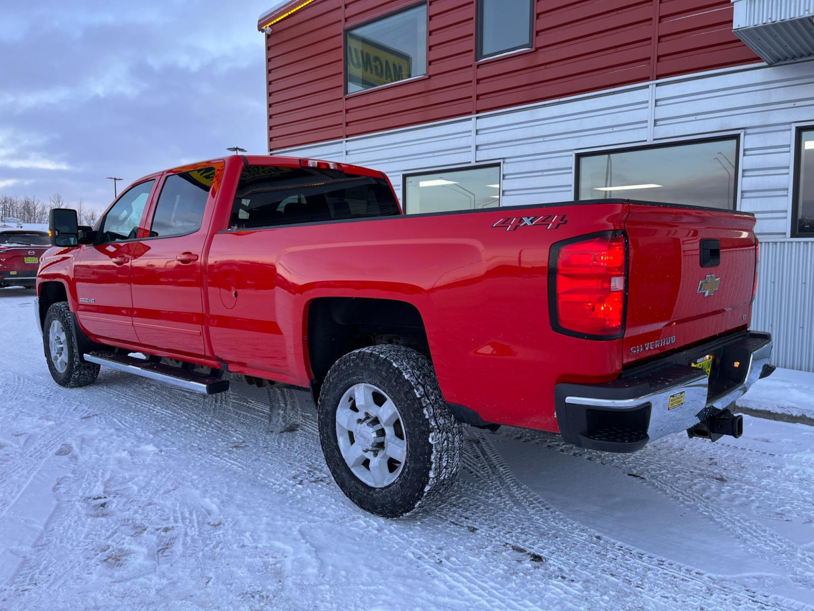 2019 Red /GRAY Chevrolet Silverado 2500HD LT 4WD (1GC1KSEY1KF) with an 6.6L V8 OHV 16V DIESEL engine, 6A transmission, located at 1960 Industrial Drive, Wasilla, 99654, (907) 376-5555, 61.573475, -149.400146 - Photo #2